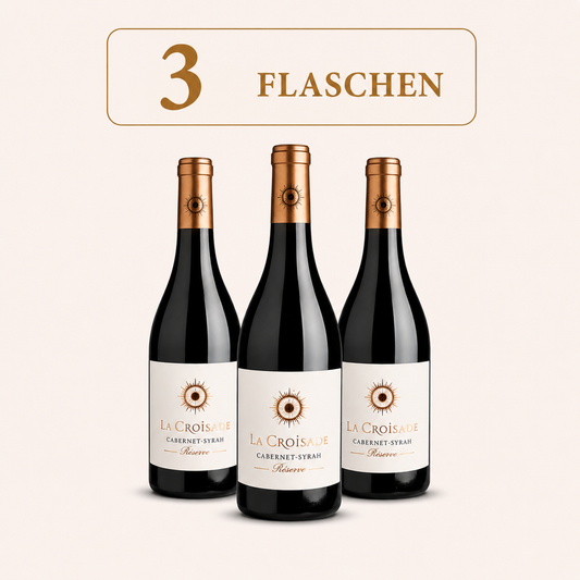3er Paket La Croisade Reserve 2024 (3x 0,75L)