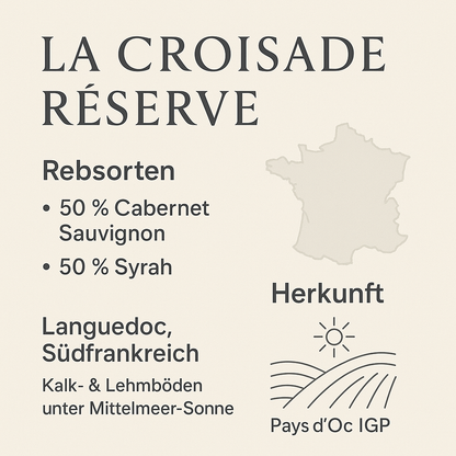 12er Paket La Croisade Reserve 2024 (12x 0,75L)