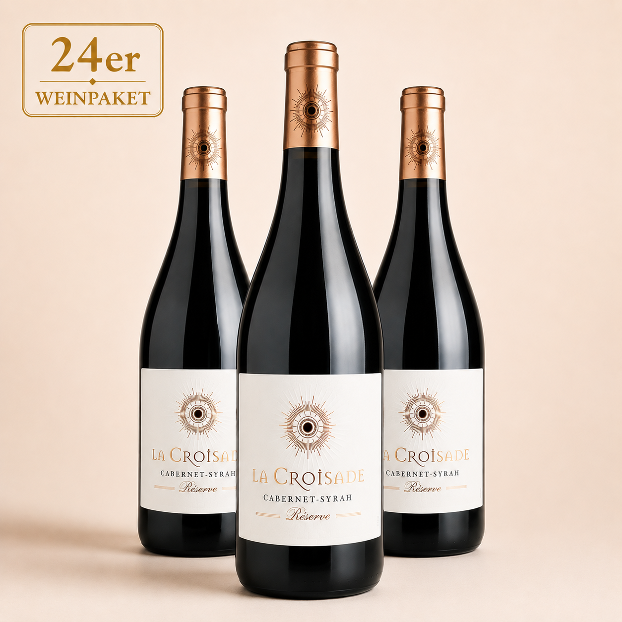 24er Paket La Croisade Reserve 2024 (24x 0,75L)