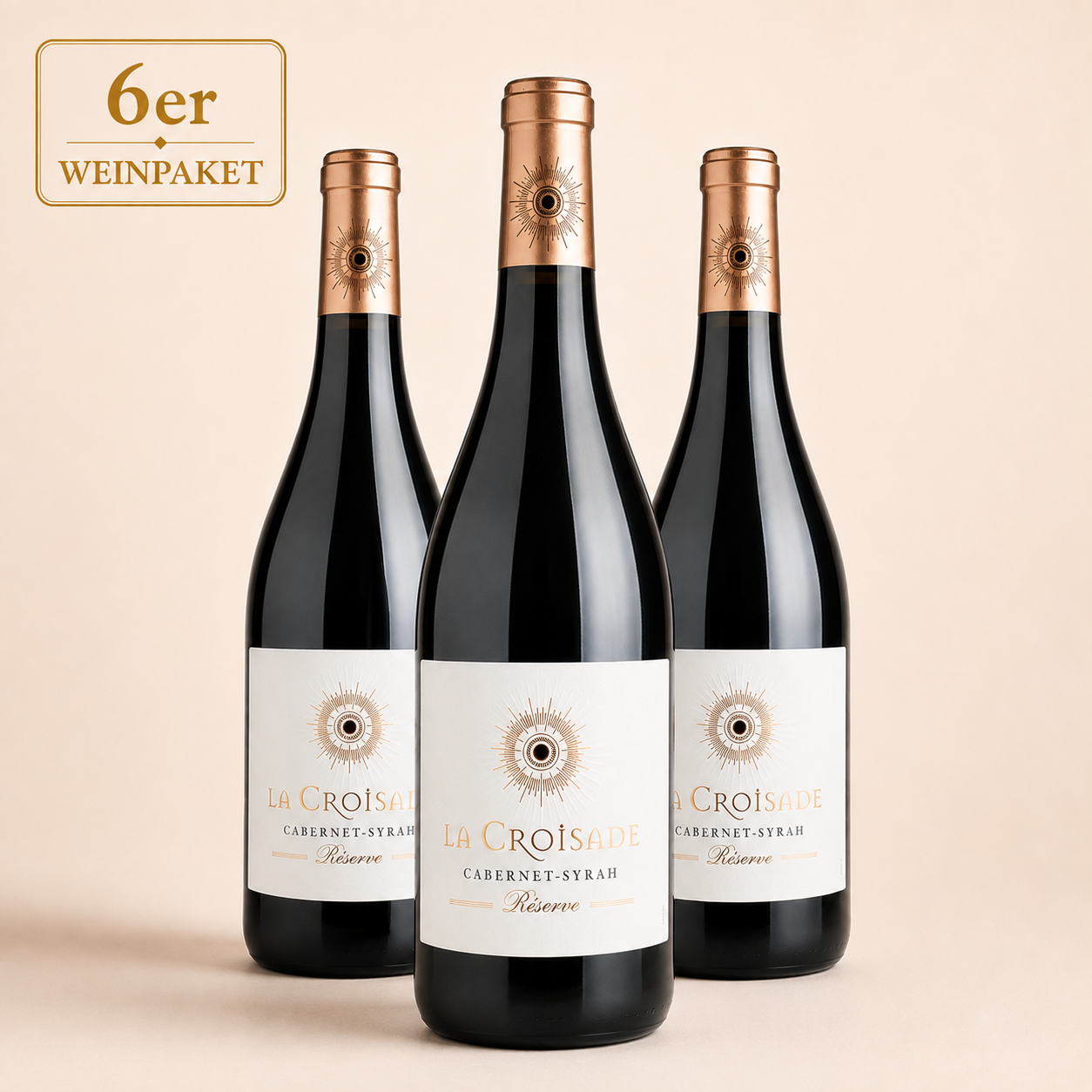 6er Paket La Croisade Reserve 2024 (6x 0,75L)