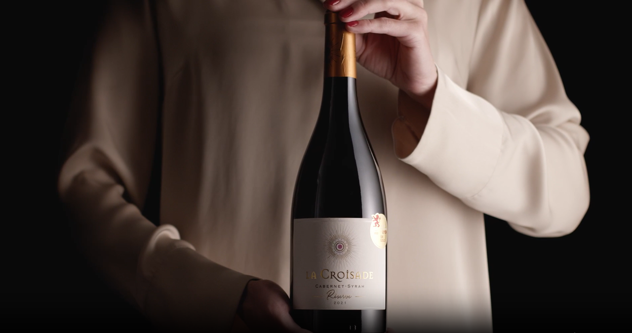 Video laden: Präsentation La Croisade Flasche